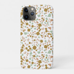 Capa Para iPhone 11 Pro Dourado terrazzo Mínimo moderno