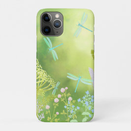 Capa Para iPhone 11 Pro Dragonfly Meadow