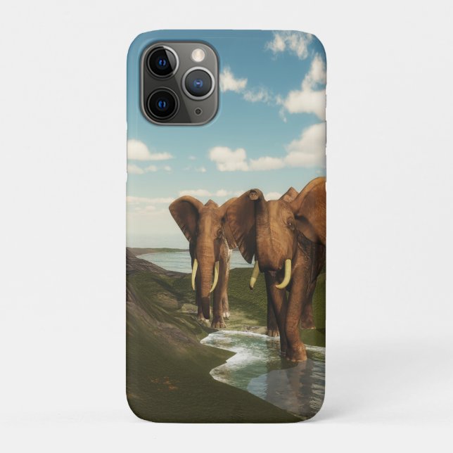 Capa Para iPhone 11 Pro Elefante (Verso)