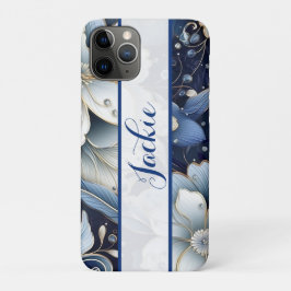 Capa Para iPhone 11 Pro Elegante Floral