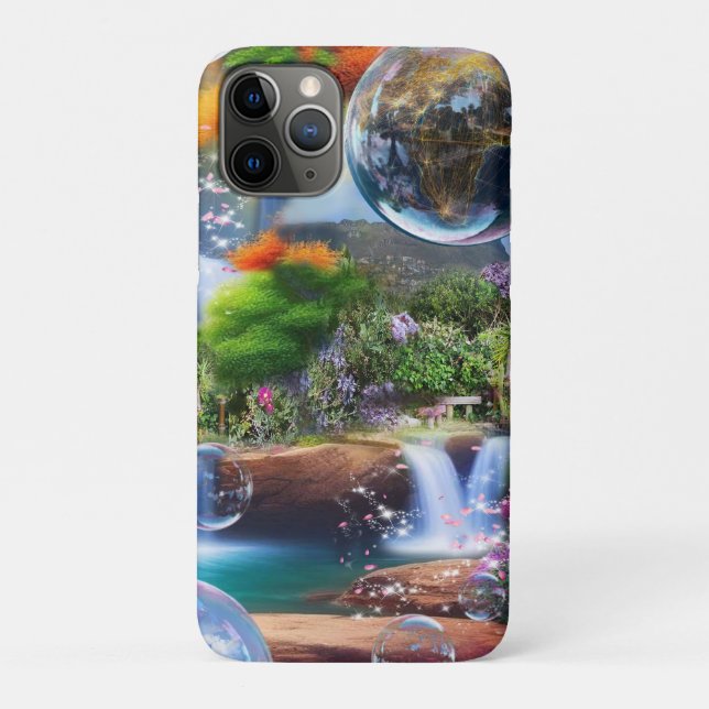 Capa Para iPhone 11 Pro Em que mundo maravilhoso eu vivo (Verso)