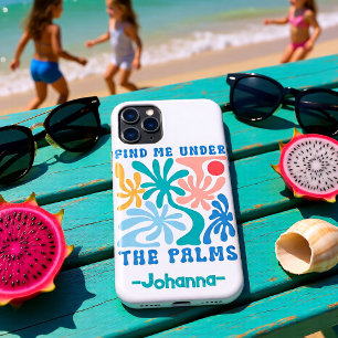 Capa Para iPhone 11 Pro Encontre-me Personalizado Sob as Palmeiras Tropica