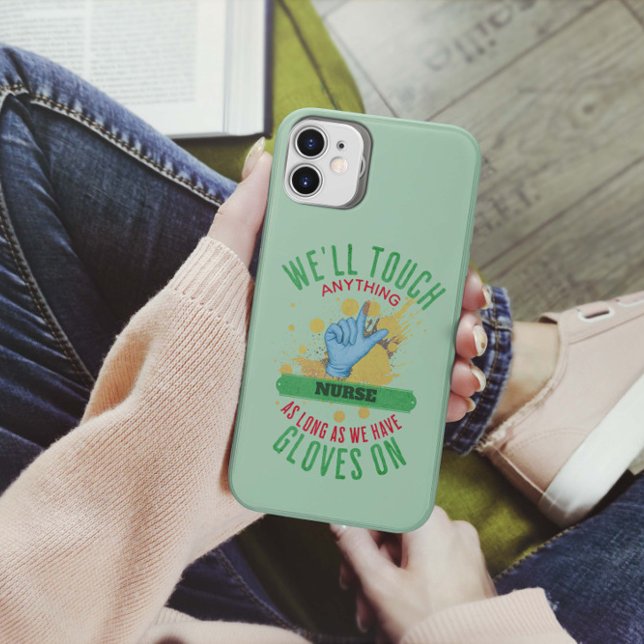 Capa Para iPhone 11 Pro Enfermeira Enfermeira Engraçada Personalizada (Tra (Criador carregado)