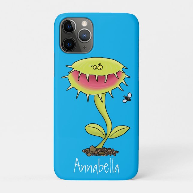 Capa Para iPhone 11 Pro Engraçado carnívoro Venus mosca cartoon (Verso)