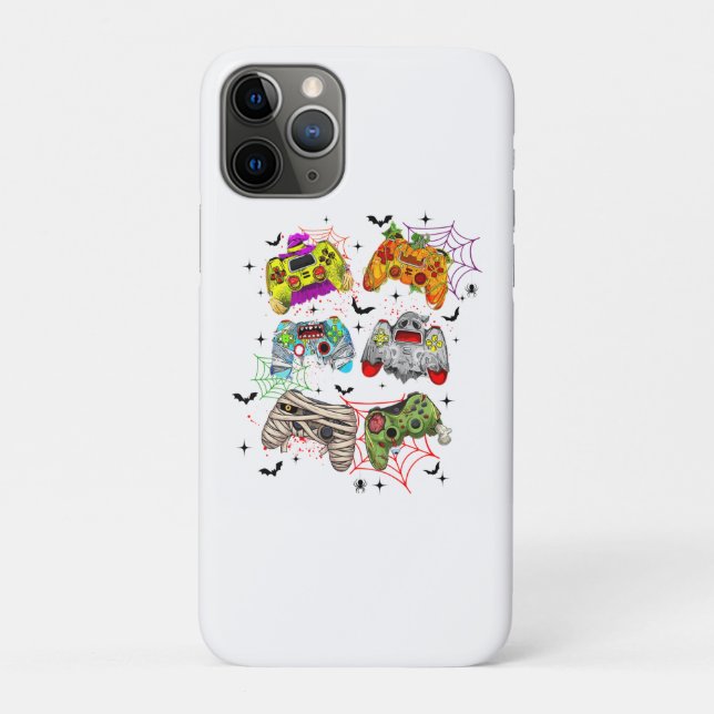 Capa Para iPhone 11 Pro Engraçado Gamer Halloween telefone iPhone 11 Pro C (Verso)