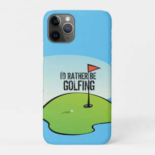 Capa Para iPhone 11 Pro Engraçado, Preferencialmente De Golfe, Golfe Verde
