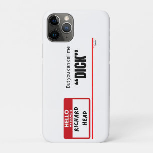 Capa Para iPhone 11 Pro Engraçado Sarcástico — Olá Meu Nome É Richard Head