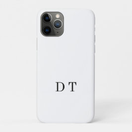 Capa Para iPhone 11 Pro Espelho de Platina Gravado – Luxo Ultra‑Limpio