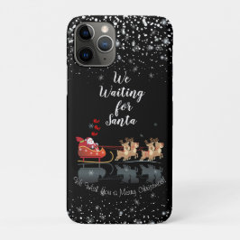 Capa Para iPhone 11 Pro Esperamos por Papais noeis Ho! Ho! Ho! Feriado de