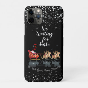 Capa Para iPhone 11 Pro Esperamos por Papais noeis Ho! Ho! Ho! Feriado de