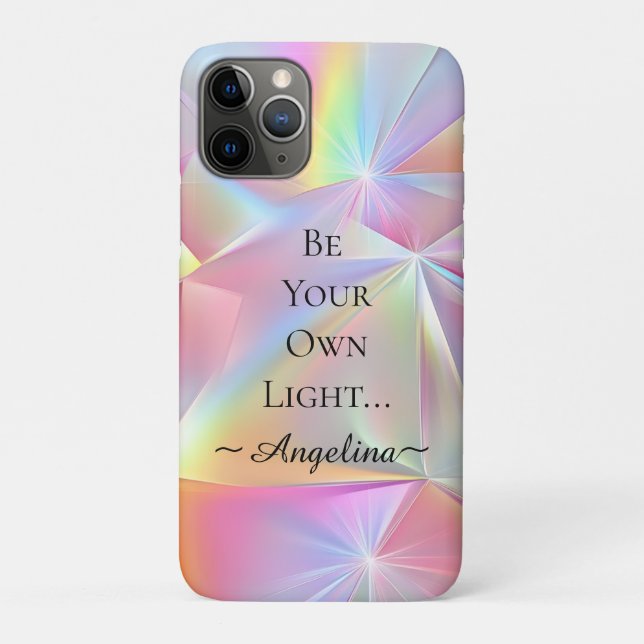 Capa Para iPhone 11 Pro Estética holográfica (Verso)