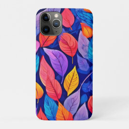 Capa Para iPhone 11 Pro Estilo de bordel: Padrões Folha Vibrantes
