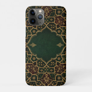 Capa Para iPhone 11 Pro Estojo de Laptop de Luxo Islâmico Arabesco Esmer