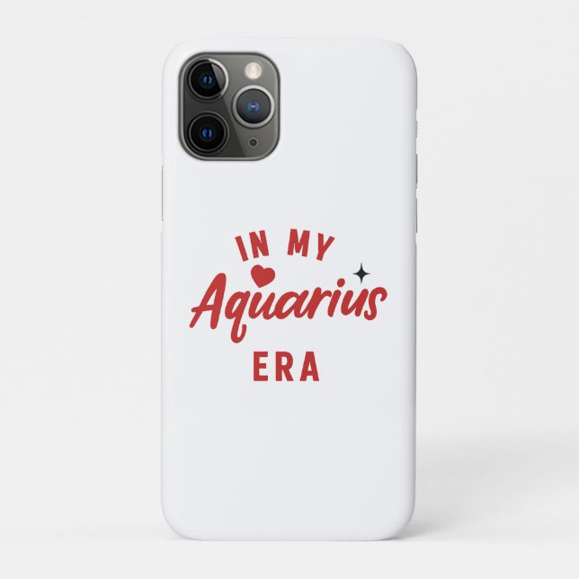 Capa Para iPhone 11 Pro Estojo para iPhone da era de Aquário, presente de  (Verso)