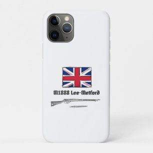 Capa Para iPhone 11 Pro Estojo para telefone do Rifle Lee Metford P1888 br