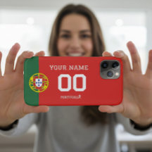 Estojo Personalizado da Bandeira do Futebol de Por