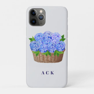 Capa Para iPhone 11 Pro Etiqueta de bagagem de Hortênsia de Nantucket pers