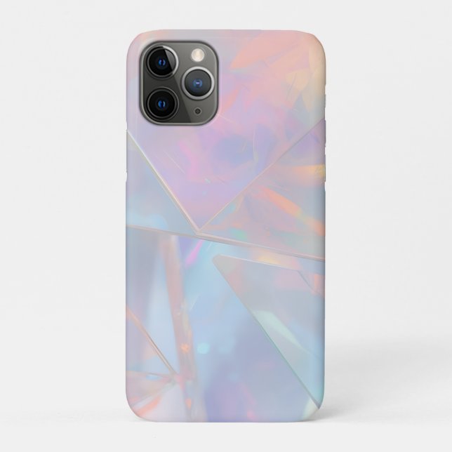 Capa Para iPhone 11 Pro Etiqueta de Bagagem de Pastel (Verso)