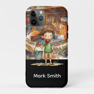 Capa Para iPhone 11 Pro Etiqueta de bagagem dos amantes da pesca