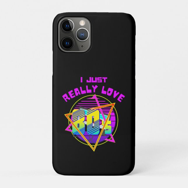 CAPA PARA iPhone 11 PRO EU SIMPLESMENTE AMO OS ANOS 80 (Verso)