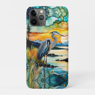 Capa Para iPhone 11 Pro Excelente azul Heron