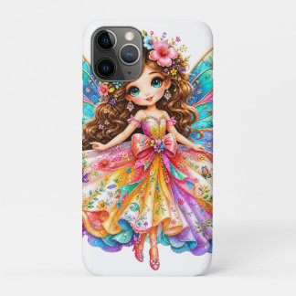 Capa Para iPhone 11 Pro Fada Digital Colorida Mágica Clipart - Fantasia Fo