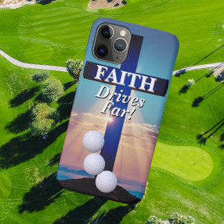 Capa Para iPhone 11 Pro Faith Drives Far Golf 