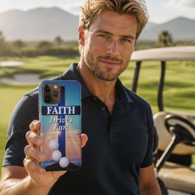 Capa Para iPhone 11 Pro Faith Drives Far Golfe  (Criador carregado)
