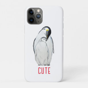 Capa Para iPhone 11 Pro Família bonita de pinguins imperadores T-Shirt