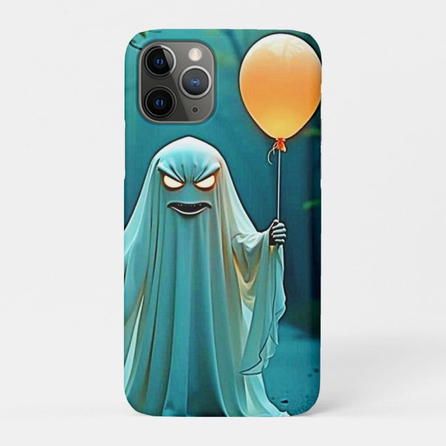 Capa Para iPhone 11 Pro Fantasma Spooky com Eerie Balloon (Verso)