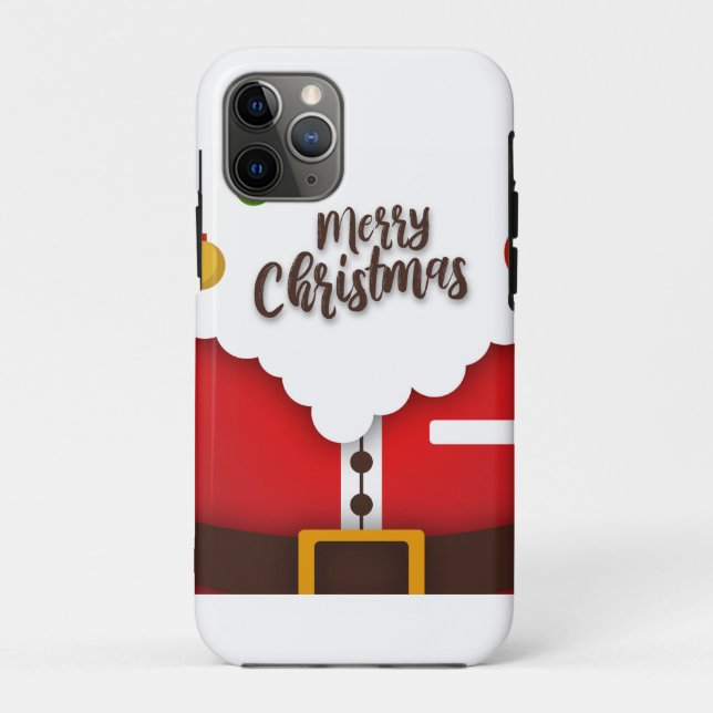 Capa Para iPhone 11 Pro Feliz Natal (Verso)