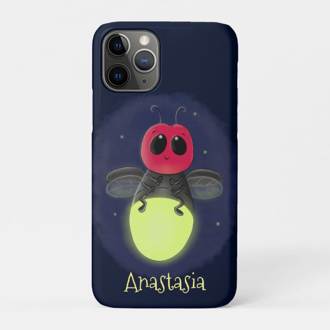 Capa Para iPhone 11 Pro Figura de desenho animado com inseto de raio (Verso)