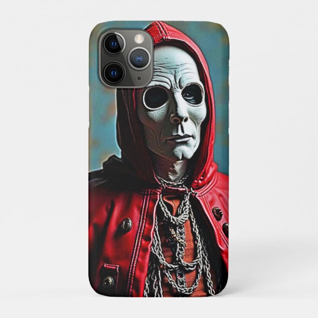 Capa Para iPhone 11 Pro Figura Misteriosa do crânio (Verso)