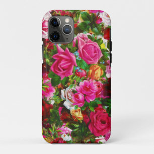 Capa Para iPhone 11 Pro Flor Rosa de Jardim do Elegante