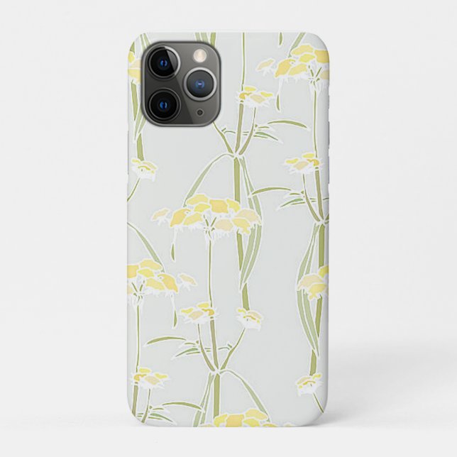 Capa Para iPhone 11 Pro Flor Tropical de Verão (Verso)