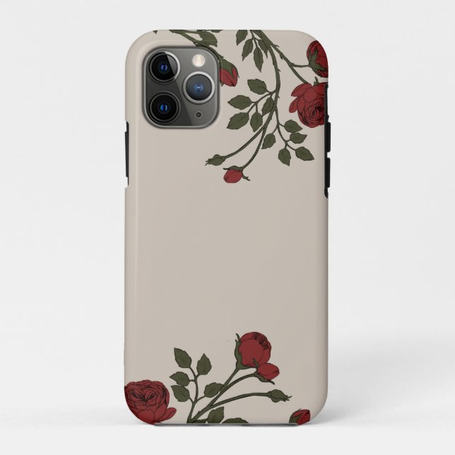 Capa Para iPhone 11 Pro Florentina Rose (Verso)