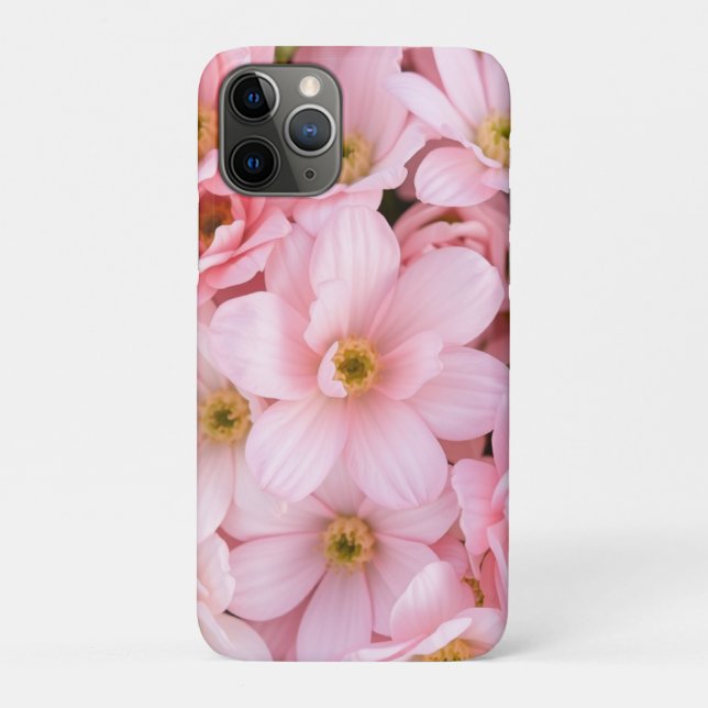 Capa Para iPhone 11 Pro Flores (Verso)