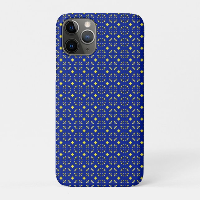Capa Para iPhone 11 Pro Flores amarelas (Verso)