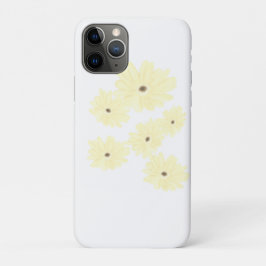 Capa Para iPhone 11 Pro Flores Amarelas Tranquilas da Manhã