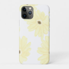 Capa Para iPhone 11 Pro Flores Amarelas Tranquilas da Manhã