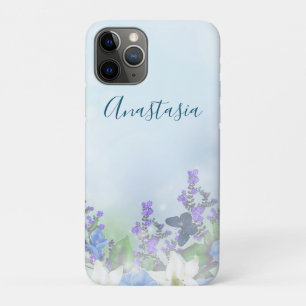Capa Para iPhone 11 Pro Flores Rosa Modernas