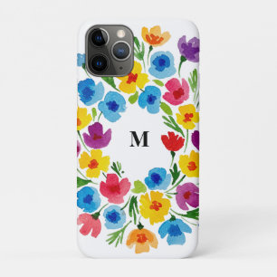 Capa Para iPhone 11 Pro Florestas de Aquarela Cheias