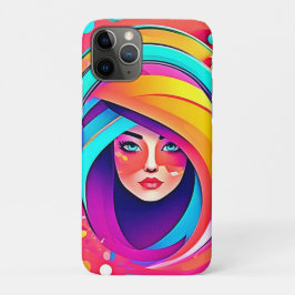 Capa Para iPhone 11 Pro Fluxo de Música Vibrante