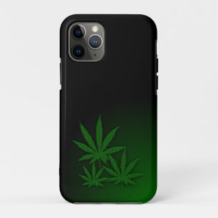 Capa Para iPhone 11 Pro Folha tripla de erva