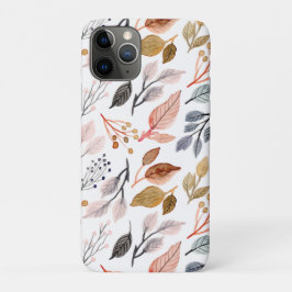 Capa Para iPhone 11 Pro folhas de árvore