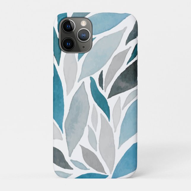 Capa Para iPhone 11 Pro folhas de árvore (Verso)