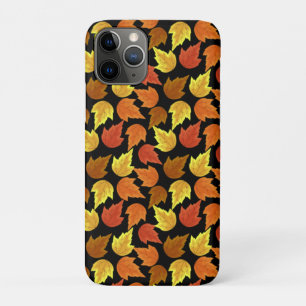 Capa Para iPhone 11 Pro Folhas de Outono Temporada de Outono Dia de Ação d