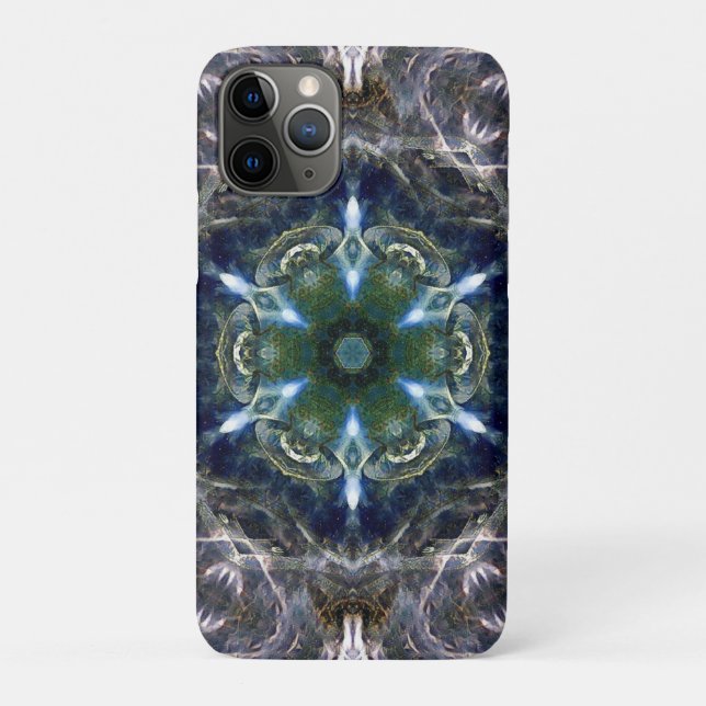 Capa Para iPhone 11 Pro Folk Mandala (Verso)