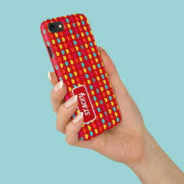 Capa Para iPhone 11 Pro Formas de coração desenhadas à mão em várias cores