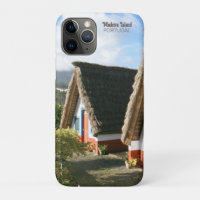 Foto da Ilha Madeira com Habitações Típicas, Portu